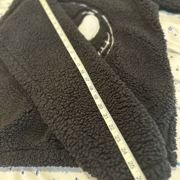 Disney Nightmare Before Christmas Sz: XL Jack Skellington Black Fuzzy Sweater - Picture 5 of 12